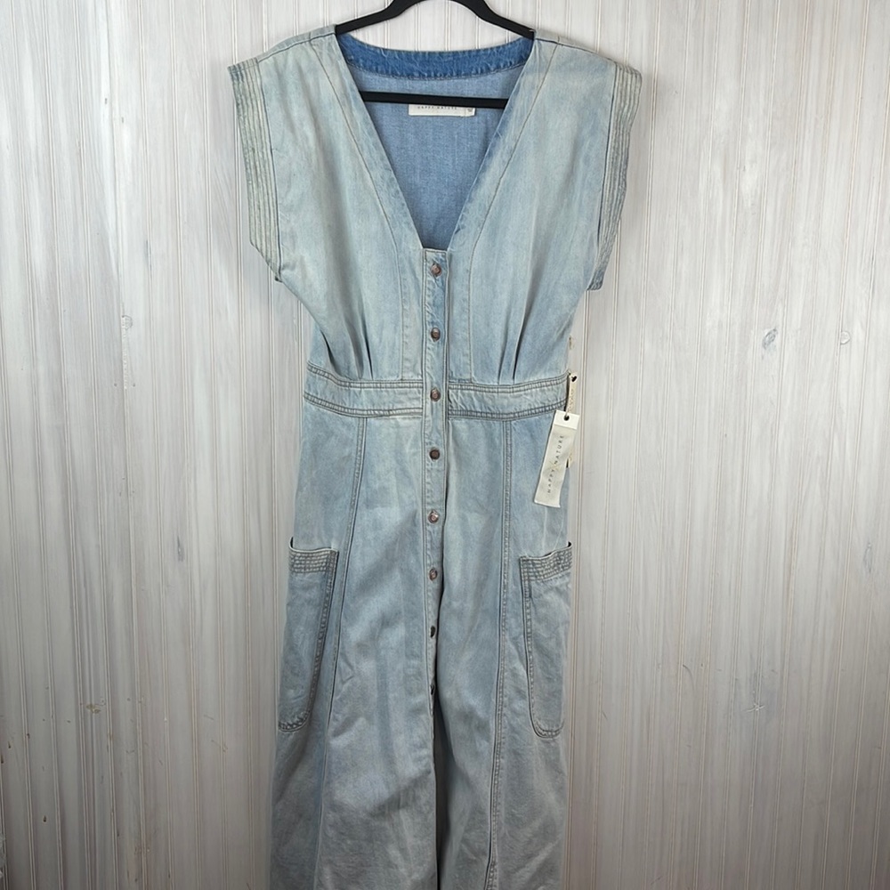 HAPPY X NATURE DENIM MAXI POCKETS